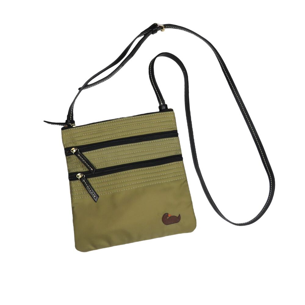 Y2k Dooney & Bourke North South Tan Taupe Crossbody Bag Retro